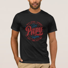 Fette Retro-Papy-Kreistypografie T-Shirt