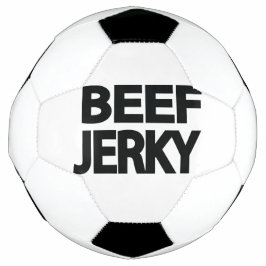 Fette Rindfleisch-Trockenfleisch-Typografie Fußball