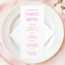 Fette rosa XOXO Mädchenabend Galentine's Day Party