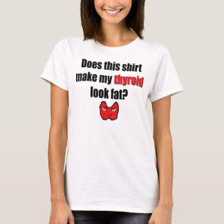 Fette Schilddrüse? im Rot T-Shirt