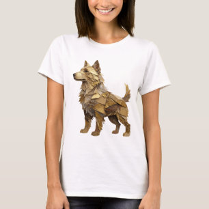 Fette Silber ABSTRACT ART Abstrakte Gestaltung T-Shirt