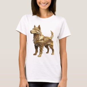 Fette Silber ABSTRACT ART Mode Druck T-Shirt