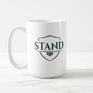 Fette „STAND“ inspirierende christliche Tasse