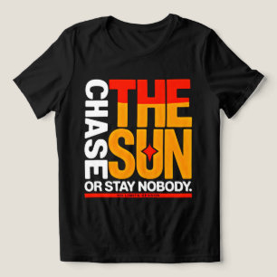 Fette Streetwear-Mode Jagd dem Sonnenuntergang für Tri-Blend Shirt