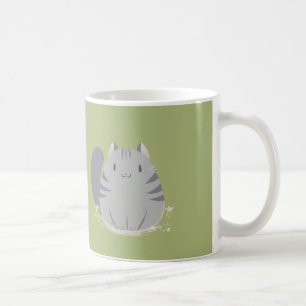 Fette Tabby-Katzen-Tasse Kaffeetasse