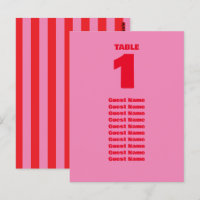 Fette Typografie, rosa und rote Hochzeitszeichen
