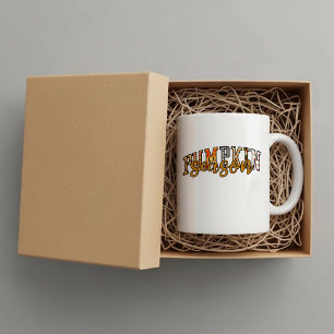 Fette Uni-Style-Kürbis-Saison-Herbstfarben Kaffeetasse