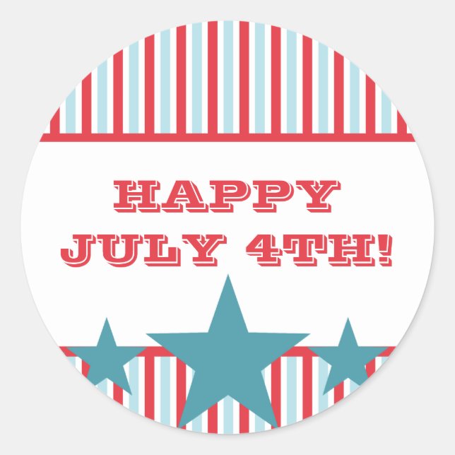 Fette US Flagge Sticker (Vorderseite)