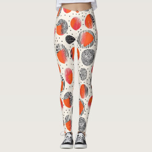 Fette Zitronenscheibenstreifen (10) Leggings