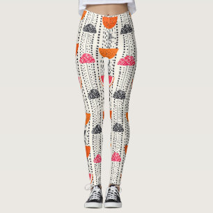 Fette Zitronenscheibenstreifen (4) Leggings