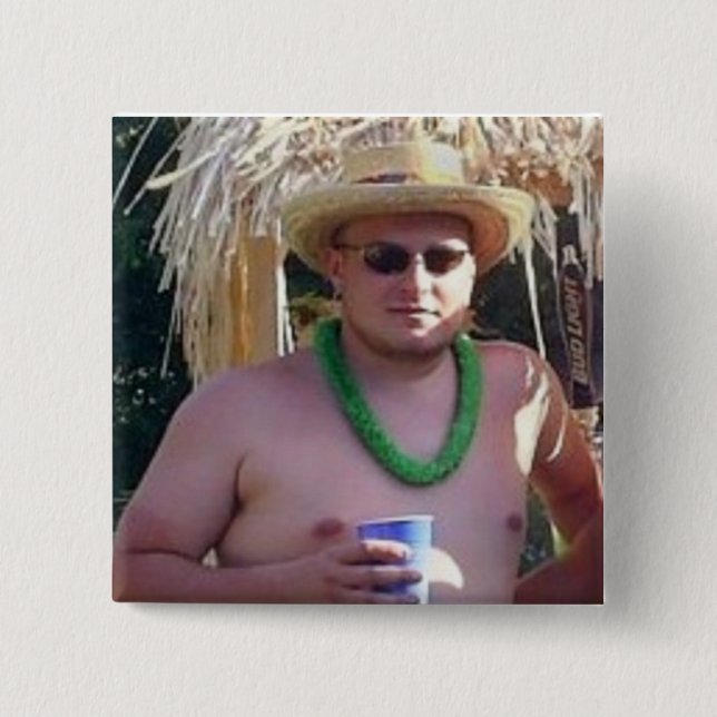 Fetter Adam-Knopf Button (Vorderseite)