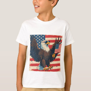 Fetter Amerikanischer Adler – 4. Juli Freiheitsdes T-Shirt