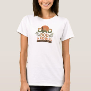 Fetter DAD BOG FORTSCHRITT Kreativer Druck T-Shirt