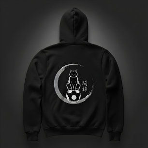 Fetter Fußball-Katzen-Hoodie - Herren Streetwear Hoodie