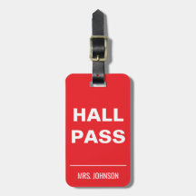 Fetter Lehrer-Hall-Pass – Klassenzimmer-Management