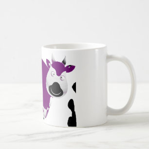 Fetter Single-lila Kuh Kaffeetasse
