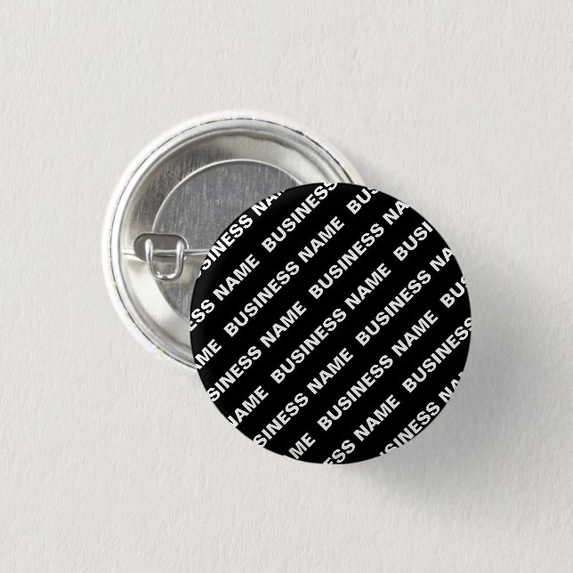 Fetter Wiederholbarer Editierbarer Name | Einfach  Button (Vorne & Hinten)