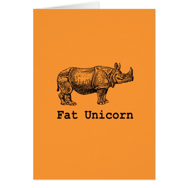 Fettes Einhorn (Vorne)