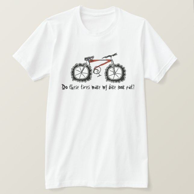 Fettes Fahrrad-Shirt T-Shirt (Design vorne)
