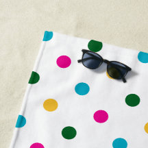 Fettes Tropisches Punkte-Muster Farbig Sommer