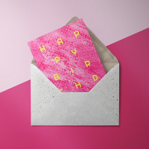 Fettfarbige Geburtskarte Feiertagskarte