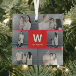 Fettfarbiges, bearbeitbares Foto Ornament Aus Glas<br><div class="desc">Foto Geschenke machen die besten Geschenke! Einfach mit Ihrem Text und/oder Foto personalisiert für ein individuelles Aussehen. Entworfen von Berry Berry Sweet,  Moderne Stationery und Personalisierte Geschenke. Besuchen Sie unsere Website unter www.berryberrysweet.com ,  um unsere vollständigen Produktlinien zu sehen.</div>