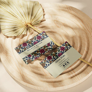 Fettflorale Elegance Stilvoll modern Visitenkarte