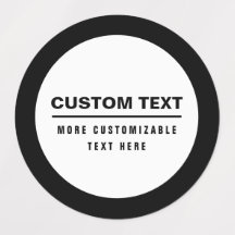 Fettformatierte, benutzerdefinierbare Textvorlage