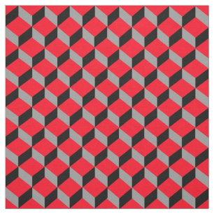 Fettformatierte optische 3D-Illusion Gemustert Stoff