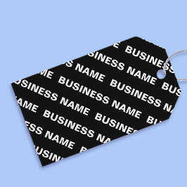 Fettformatierter bearbeitbarer Name | Einfach Schw Geschenkanhänger