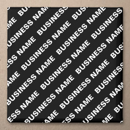 Fettformatierter bearbeitbarer Name | Einfach Schw Magnet