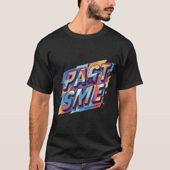 Fettformatierter T - Shirt mit Comic-Stil (Vorderseite)