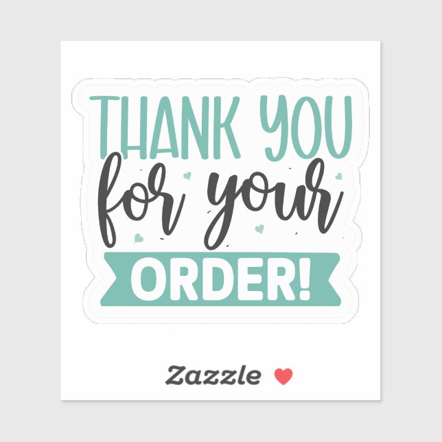 Fettformatiertes Skript für Kleinunternehmen Aufkleber (Blatt)