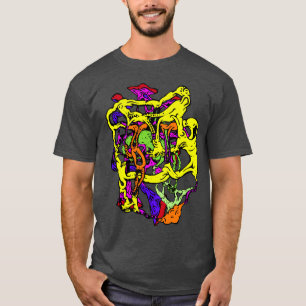 Fettformatiertes Surreal Abstract Design in mehrer T-Shirt