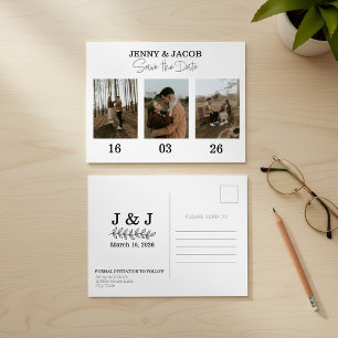 Fettformatierungstermine Save the Date Postkarte