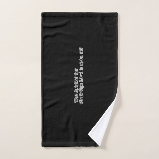Fettformatige Typografie inspirierende Bibeltextgy Handtuch (Handtuch)
