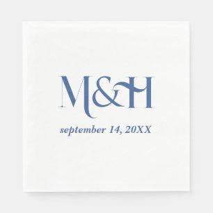 Fettformatige Typografie Moderne Hochzeitspartners Serviette