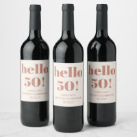 Fettformatik Terracotta Moderne 50. Geburtstag