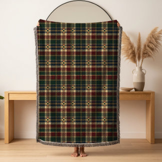 Fettgedruckte Aztec-Diamant-Weihnachtsdecke Decke