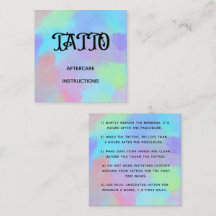 Fettgedruckte Regenbogen-Einhorn-Tattoo-Nachbehand