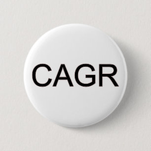 Fettgedrucktes Schwarz CAGR Button