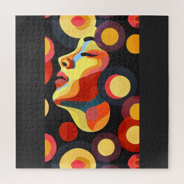 Fettgelb, abstrakt orange (Vertikal)