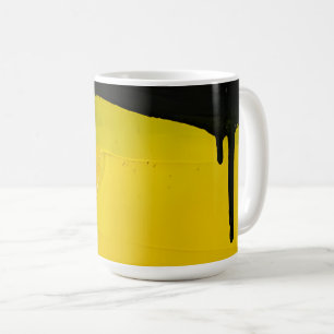 Fettgelbe Energie Kaffeetasse