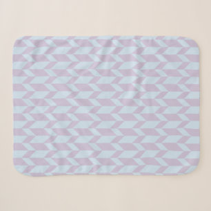 Fettgewebte, zweiteilige, Zickzack Stripe-Pulver-P Sherpadecke