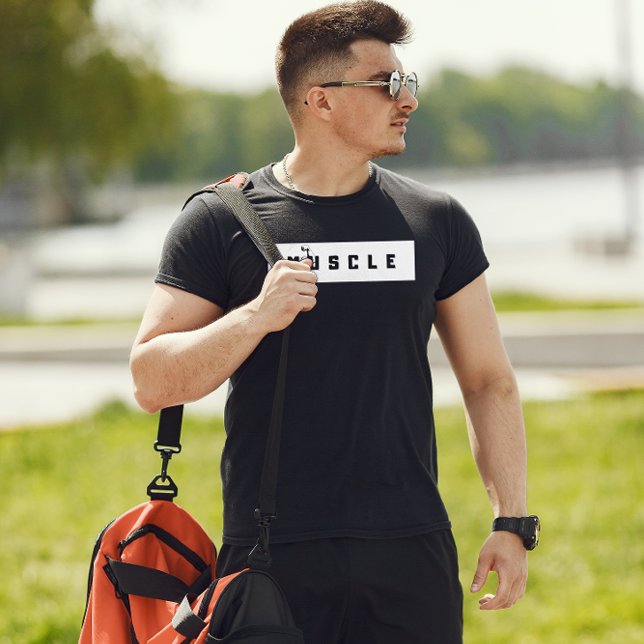 Fettgewebter Minimalistischer Muskel-T - Shirt (Von Creator hochgeladen)