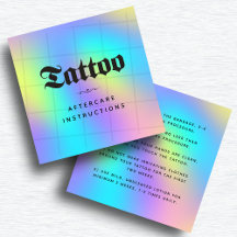 Fettgewebter Unicorn Regenbogen Tattoo Aftercare I