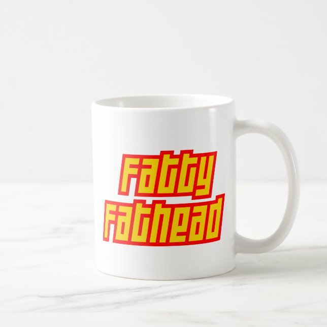 Fetthaltiger Fathead Kaffeetasse (Rechts)