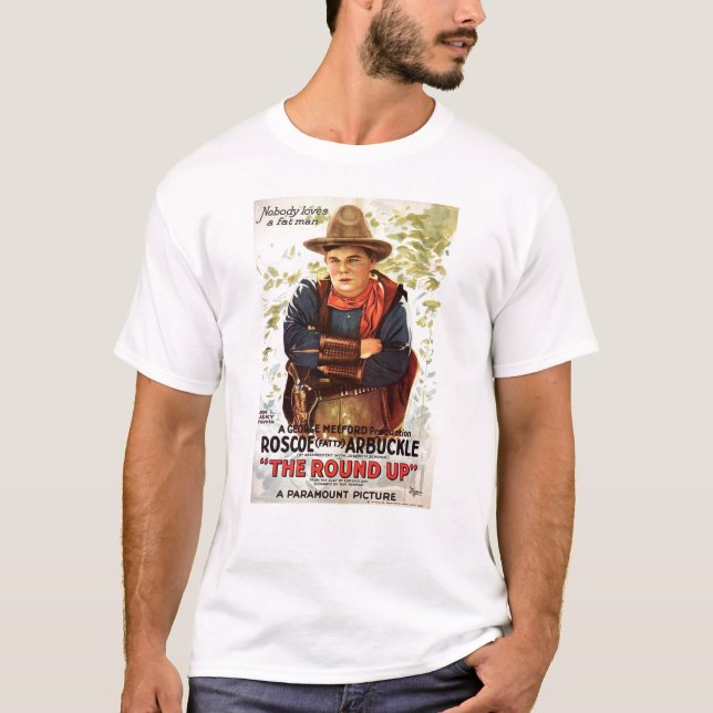 Fetthaltiges Arbuckle die Runde herauf stillen T-Shirt (Vorderseite)