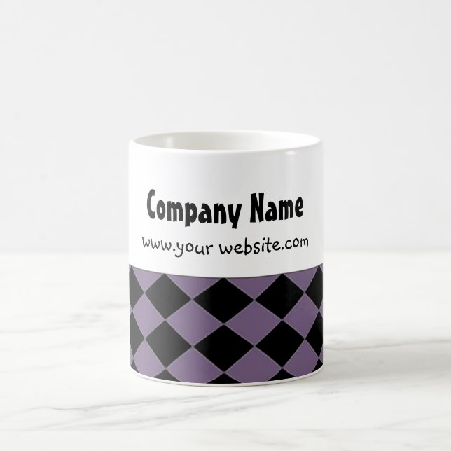Fettiges Diamantmuster Kaffeetasse (Mittel)