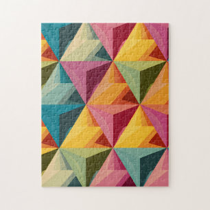 Fettiges geometrisches Dreiecks Muster